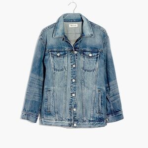Madewell The Oversized Jean Jacket in Capstone Wash